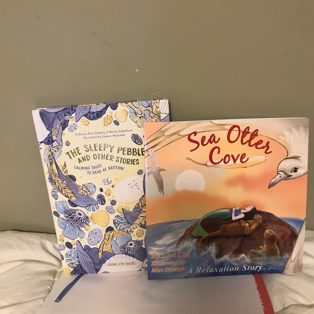Kids meditation & deep breathing books for bedtime (2 books)